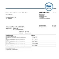 PROTEIN PUSH -Eclat Naturel Geschaft Protein Push Pruefbericht