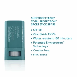 Sunforgettable® Total Protection™ Sport Stick Twin Pack -Eclat Naturel Geschaft SportStick facts 1