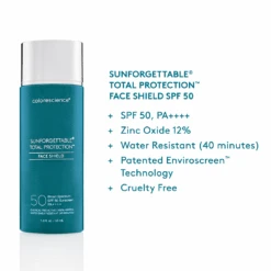 Sunforgettable® Total Protection™ Face Shield Classic SPF 50 -Eclat Naturel Geschaft TP AltImage Updates faceshieldclassic