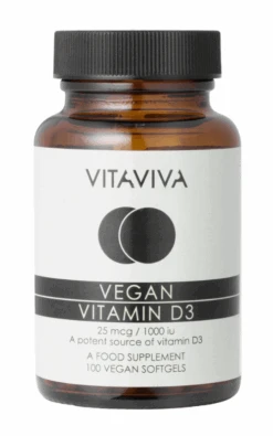 Vegan Vitamin D3 1000 IU (25 Mcg)